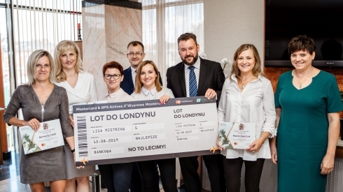 Zdjęcie do aktualności Nasza Liga Mistrzyń w konkursie MasterCard