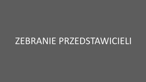 Zdjęcie do aktualności Komunikat w sprawie Zebrania Przedstawicieli GBS Banku