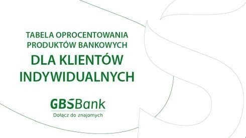 Zdjęcie do aktualności Zmiany w Tabeli oprocentowania depozytów dla klientów indywidualnych